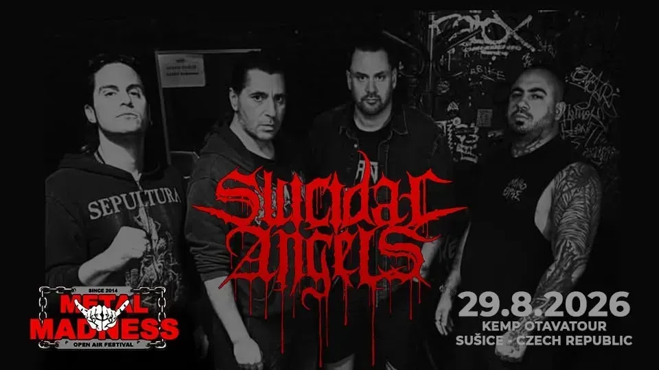 Thrashová smršť v Sušici! Metal Madness přiveze Suicidal Angels i špičku domácí scény