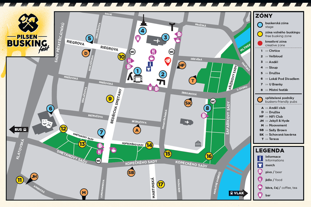 Festivalová mapa