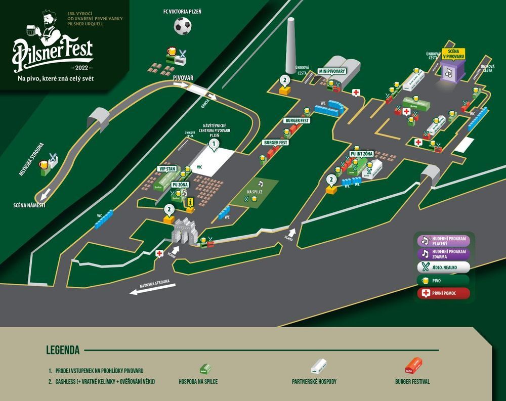 mapa festivalu
